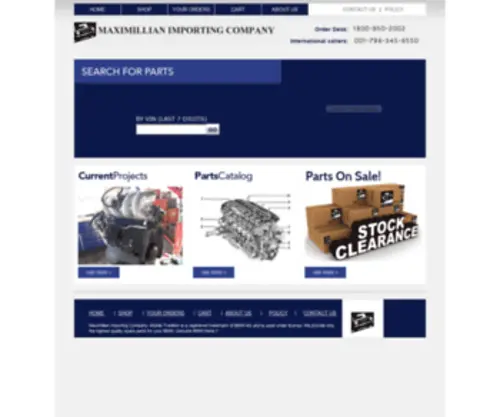 Bimmer.com(Maximillian Importing Company) Screenshot