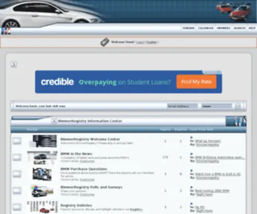 Bimmerregistry.com(Bimmerregistry) Screenshot