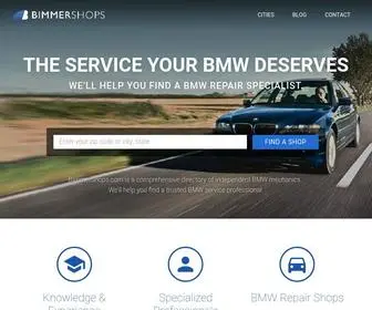 Bimmershops.com(BMW Repair Shops) Screenshot