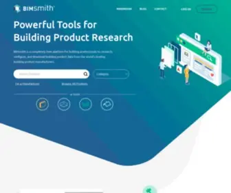 Bimsmith.com(Building Product Data for Revit) Screenshot
