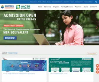 Bimtech.ac.in(Top Management College) Screenshot