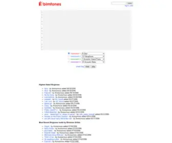 Bimtones.com(Make ringtones (free)) Screenshot