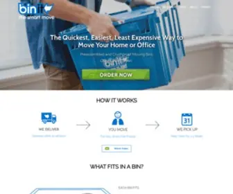 Bin-IT.com(Plastic Moving Bins) Screenshot