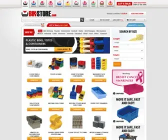 Bin-Store.com(Plastic Bins) Screenshot