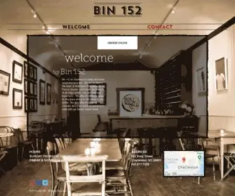 Bin152.com(Bin 152 Wine Bar) Screenshot
