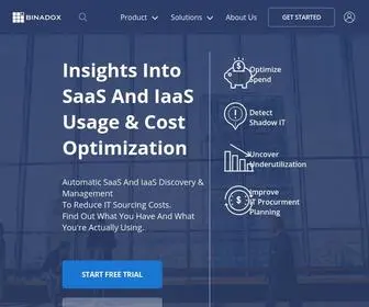 Binadox.com(Cloud Spend Optimization) Screenshot