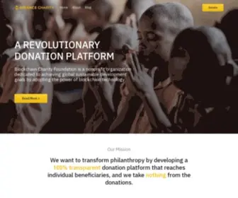 Binance.charity(Blockchain Charity Foundation) Screenshot