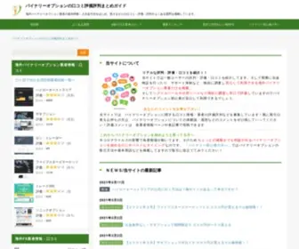 Binary-60Support.com(バイナリーオプション) Screenshot