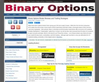 Binary-Option-Broker.com(Binary Options Broker Reviews and Trading Strategy) Screenshot