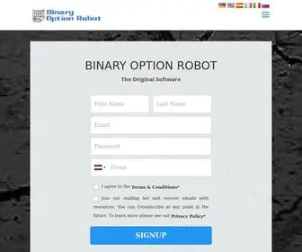 Binary-Option-Robot.com(Binary Option Robot) Screenshot