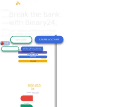 Binary24.com(Forsale Lander) Screenshot