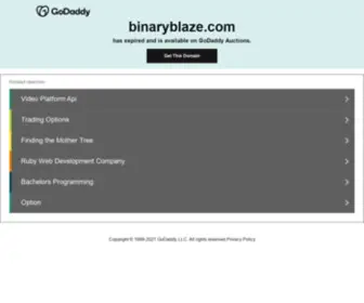 Binaryblaze.com(Binary Blaze) Screenshot