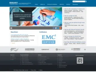 BinaryGlobal.com(IT infrastructure Solutions Provider) Screenshot