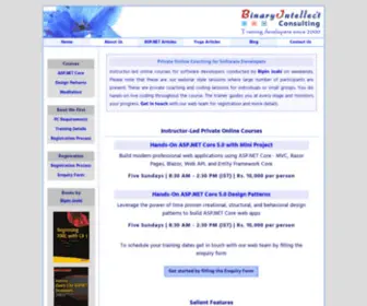 Binaryintellect.com(BinaryIntellect Consulting) Screenshot