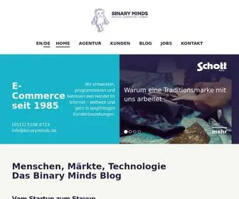 Binaryminds.de(Binary Minds) Screenshot