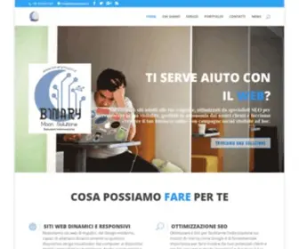 Binarymoon.it(Web Agency Roma Binary Moon Solutions) Screenshot