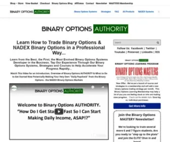 Binaryoptionsauthority.com(Binary Options) Screenshot