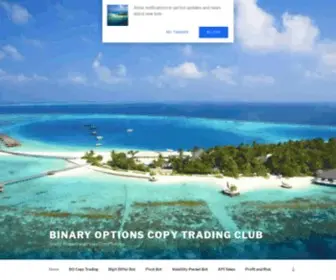 Binaryoptionscopytrading.club(Binary Options and Forex Copy Trading) Screenshot