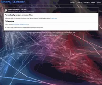 Binaryoutcast.com(The Binary Outcast Superposition Divergence Gateway (BinOC/Core)) Screenshot