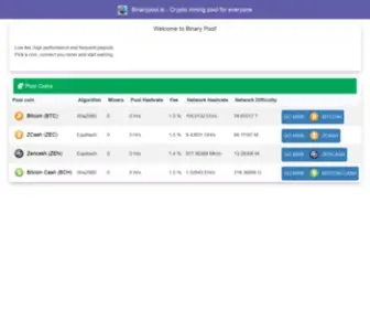 Binarypool.io(Binary Pool) Screenshot