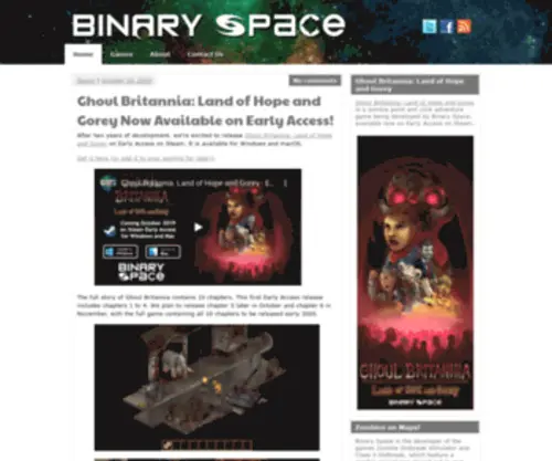 Binaryspacegames.com(Binary Space) Screenshot