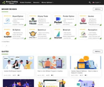 Binarytradingreview.com(Binary Trading Review) Screenshot