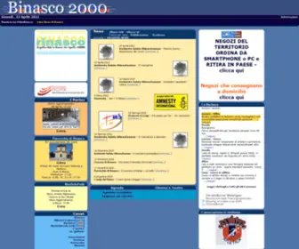 Binasco2000.com(Binasco 2000) Screenshot