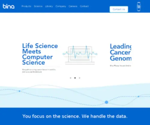 Binatechnologies.com(Bina Technologies) Screenshot