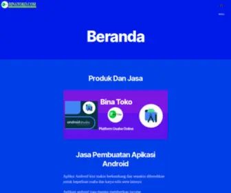 Binatoko.com(Web Platform Usaha Online Indonesia) Screenshot