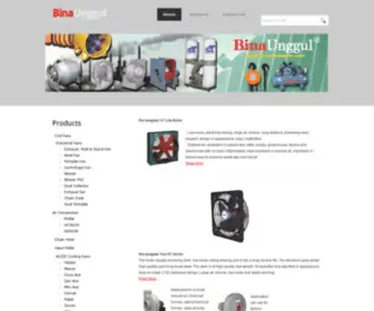 Binaunggul.com(Industrial Fan) Screenshot