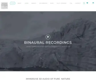 Binaural-Recordings.com(The music of nature) Screenshot