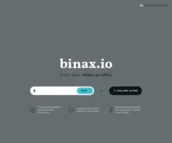 Binax.io(Forsale Lander) Screenshot