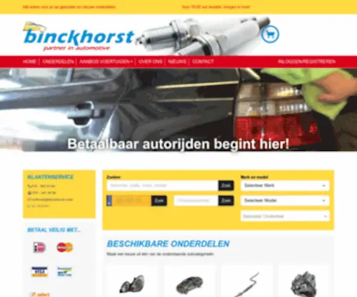 Binckhorst.com(Binckhorst) Screenshot