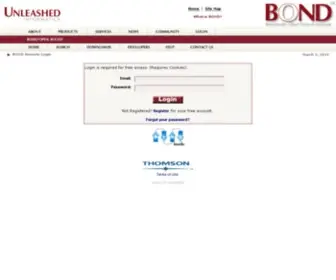 Bind.ca(BOND Web Portal) Screenshot