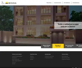 Bindaingenieros.com(Proyectos inmobiliarios en Miraflores) Screenshot