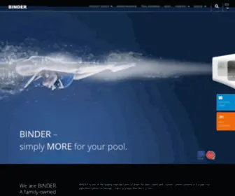 Binder-Antriebstechnik.de(Naturnahes Schwimmgefühl im Pool entdecken) Screenshot