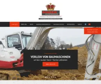 Binder-Baumaschinen.at(Baumaschinen) Screenshot