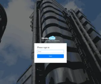 Binder-Cloud.com(BinderCloud) Screenshot