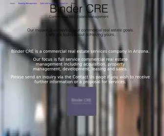 Bindercre.com(Our mission) Screenshot