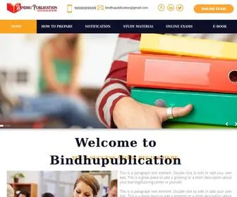 Bindhupublication.com(Home) Screenshot