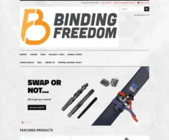 Bindingfreedom.com(Threaded inserts for skis) Screenshot