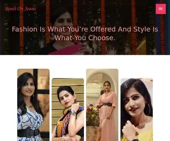 Bindionjeans.com(Bindi On Jeans) Screenshot