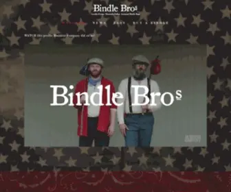 Bindlebros.com(Bindle Bros) Screenshot