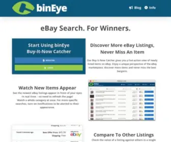Bineye.com(Win Newly Listed Buy) Screenshot