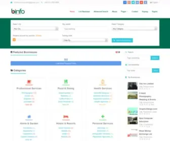 Binfo.com.bd(Business Directory of Bangladesh) Screenshot