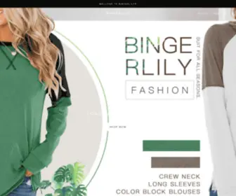 Bingerlily.com(Bingerlily® Official) Screenshot