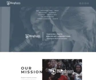 Binghamacademy.net(Bingham Academy) Screenshot