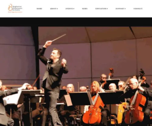 Binghamtonphilharmonic.org(Binghamton Philharmonic Orchestra) Screenshot
