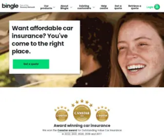 Bingle.com.au(Cheap Car Insurance Quote Online) Screenshot