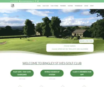 Bingleystivesgc.co.uk(Bingley St Ives Golf Club) Screenshot